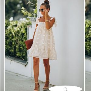 Vici Prairie Winds Textured Tie Dress